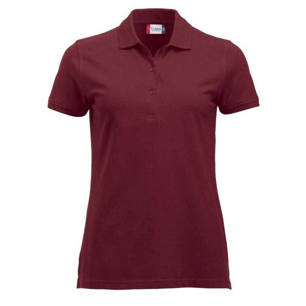 Clique Womens/Ladies Marion Polo Shirt / Burgundy